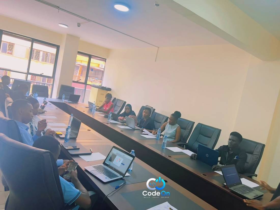 CodeOn agency team in a boardroom planning session